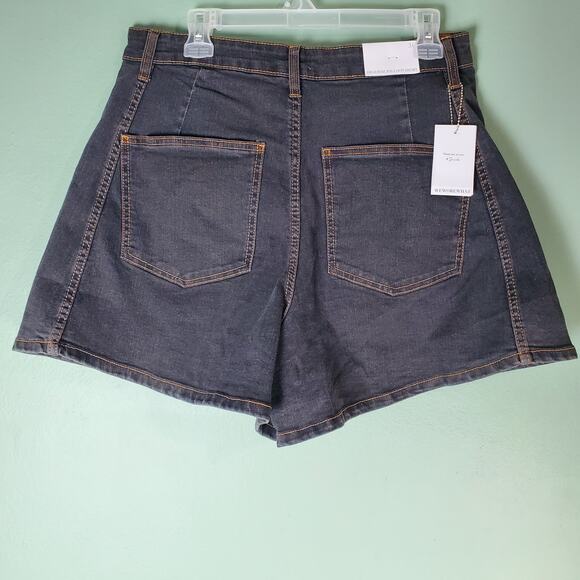 WeWoreWhat Women's High Rise Balloon Distressed Stretch Shorts Size 31 - Picture 2 of 7